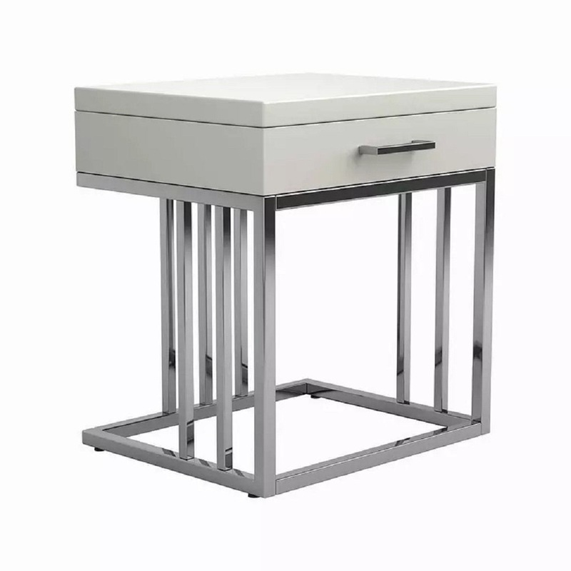 Dalya 1-drawer Rectangular End Table Orren Ellis