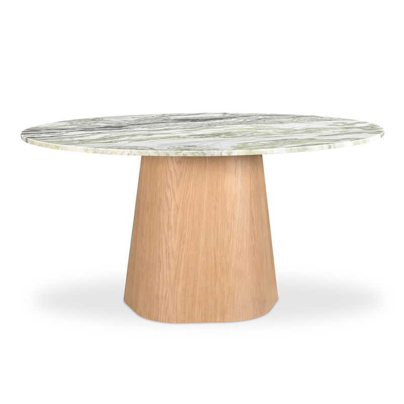 Organic Flow Coffee Table in Green Onyx Marble