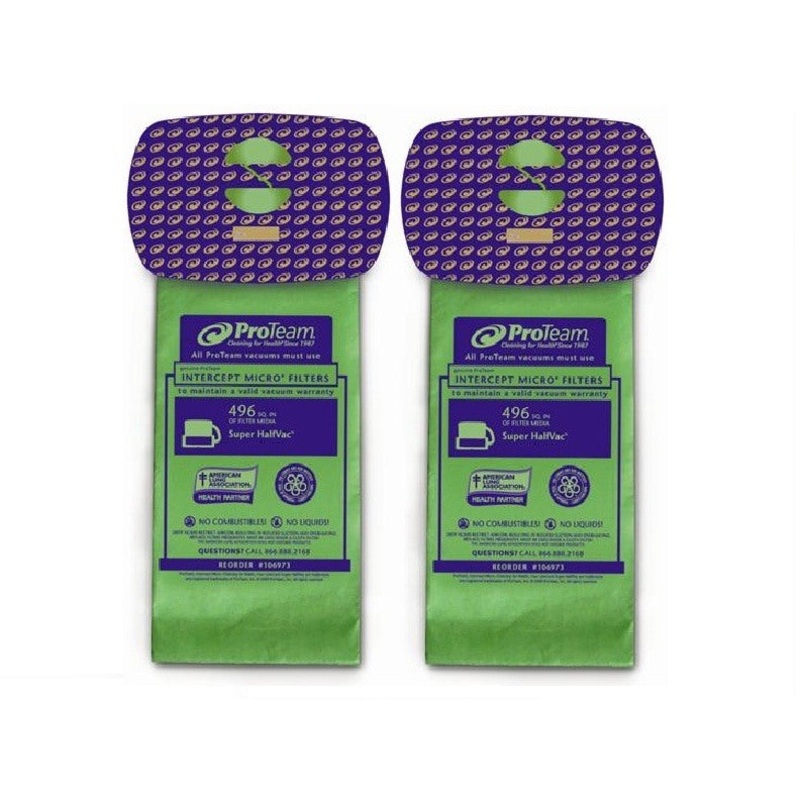 ProTeam Micro Filter Vacuum Bags 106973 20 Bags
