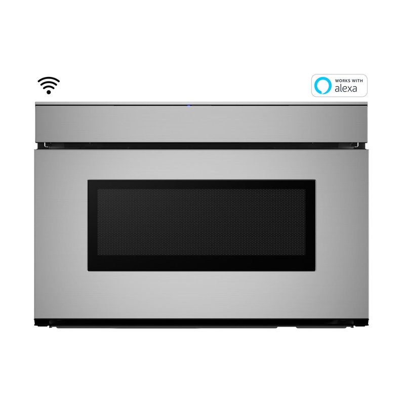 Sharp SMD2479JS 24 in. 1.2 cu. ft. 950W Sharp Stainless Steel Smart Easy Wave Open Microwave Drawer Oven