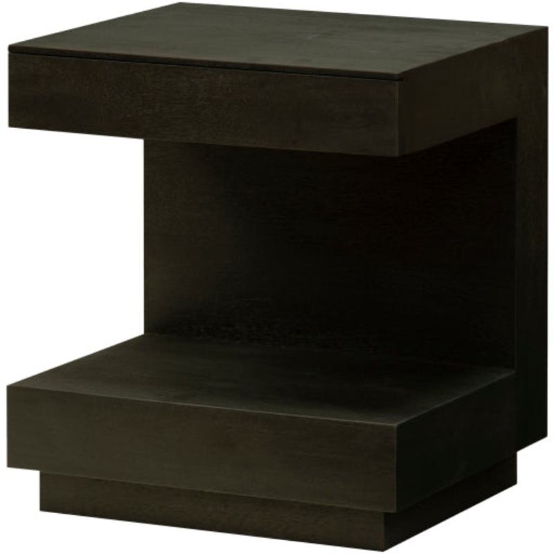 Coburn Modern Mango Wood 20H x 18W x 16D End Table