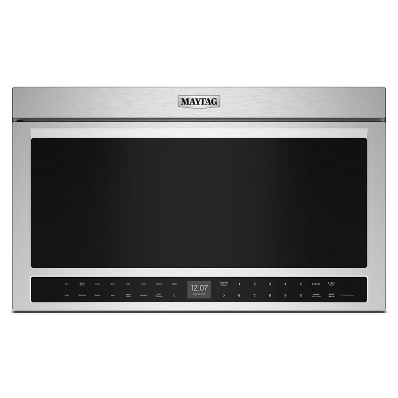 Maytag MMMF8030PZ Flush Mount Over-The-Range Toaster Oven Combination – 1.1 Cu. Ft.