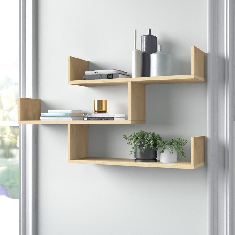 Ramage 3 Piece Accent Shelf Mercury Row Finish: Oak