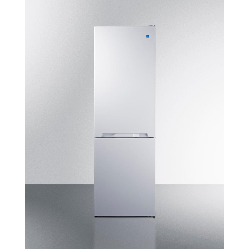 Summit FFBF121W 24″ Wide Bottom Mount Refrigerator-freezer