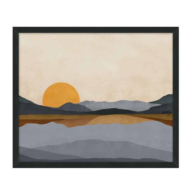Sunset by Melissa Koby With Frame