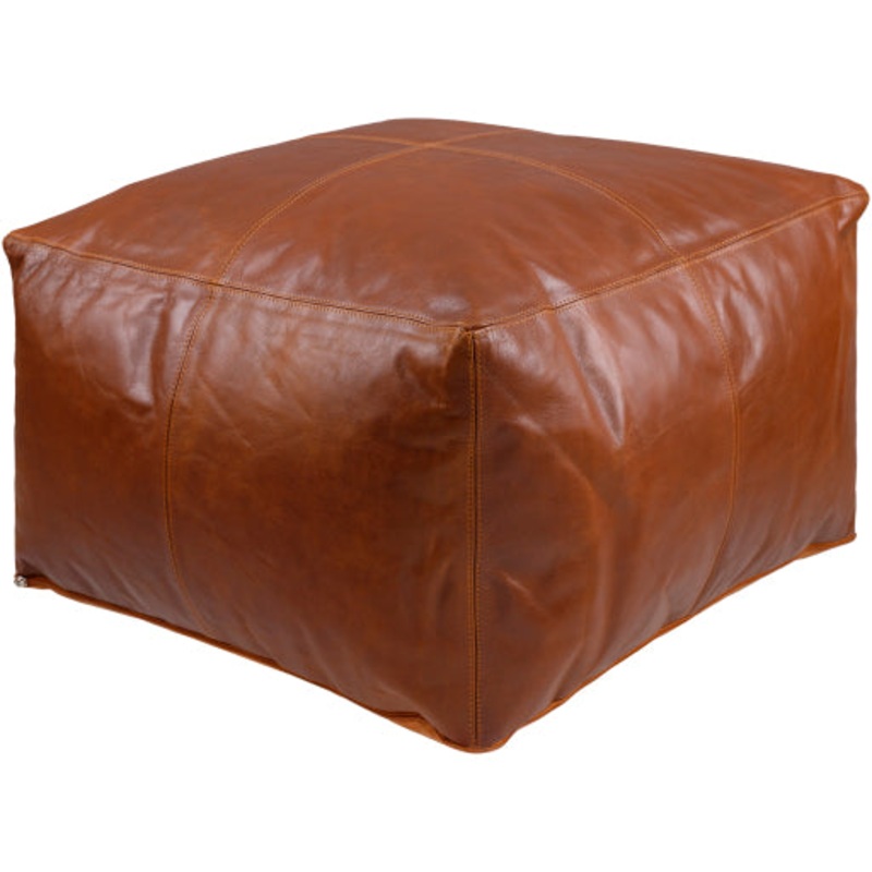 Timeless Textured Pouf