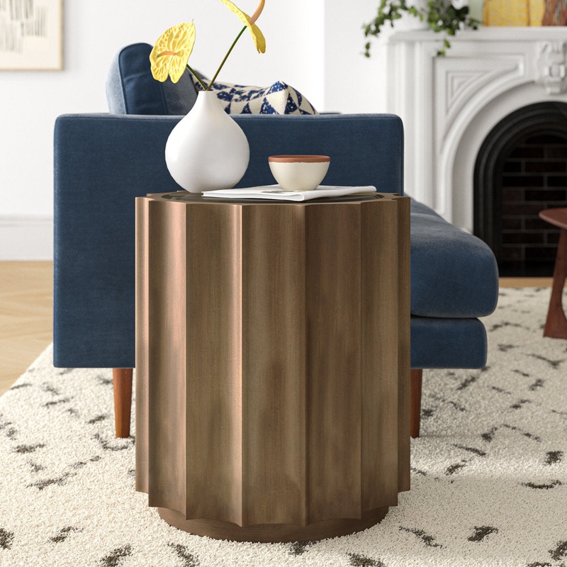 Gaertner End Table Mercury Row