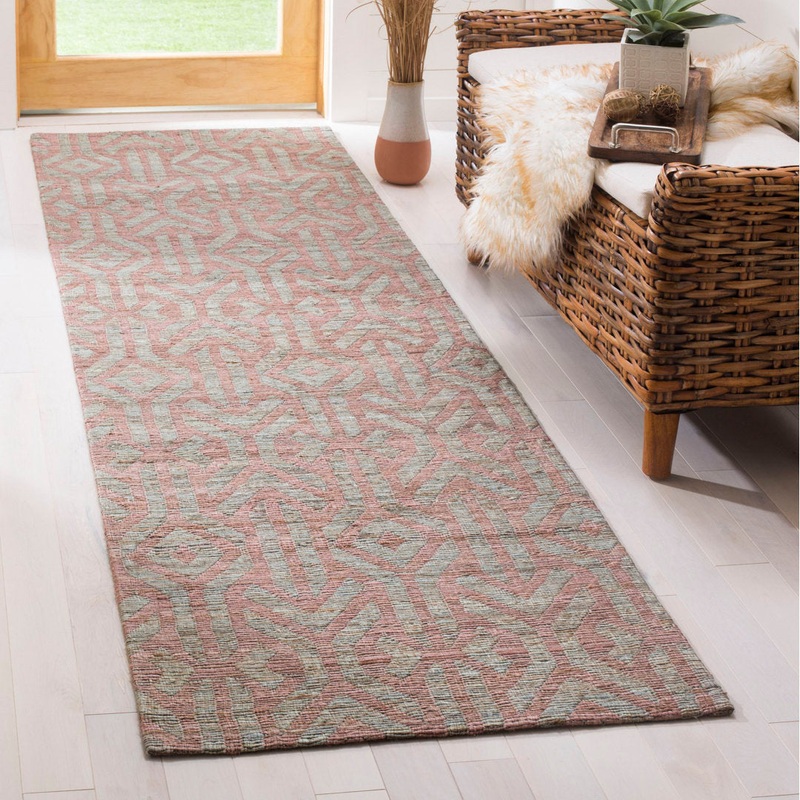 Laumer Hand Woven 80% Jute, 20% Cotton Geometric Rug Mercer41