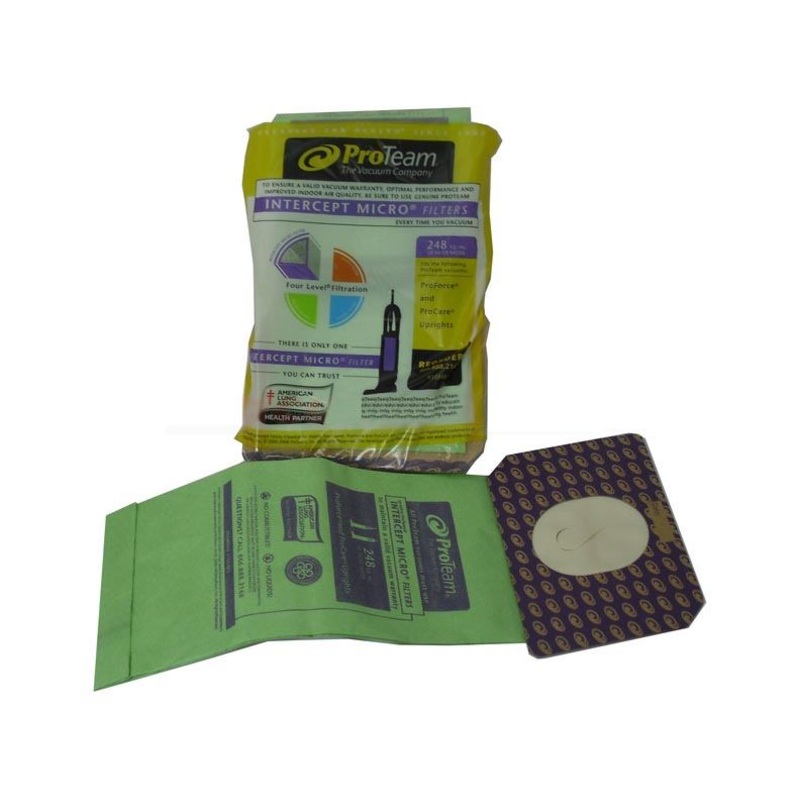 ProTeam Micro Filter Vacuum Bags 103483 10 Pack
