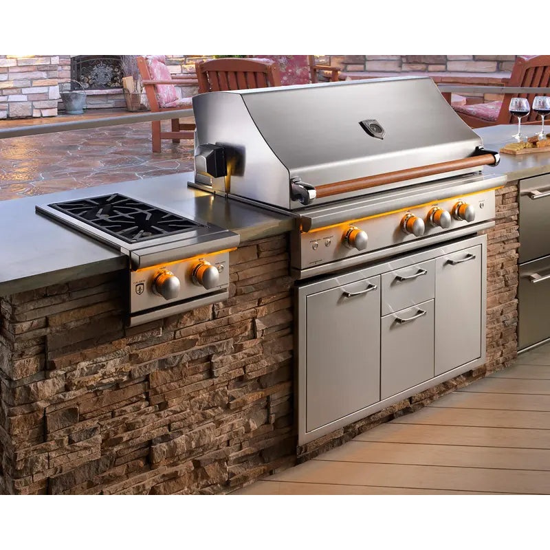 Caliber Appliances CGP422G1SRN Crossflame Pro Series – Estate Scale 42″ Natural Gas Grill