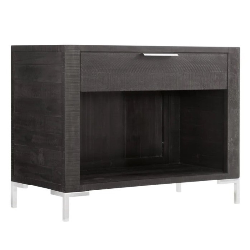 Logan Square Drawer Wood Nightstand