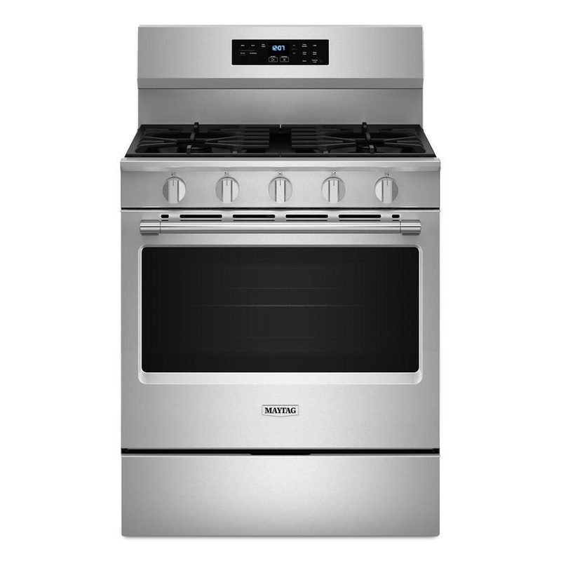 Maytag MFGS6030RZ 30-Inch Wide Gas Range With No Preheat Air Fry And Air Baking – 5.0 Cu. Ft.