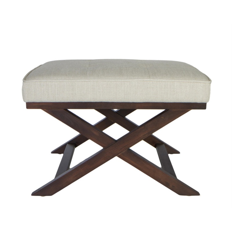 Mccusker Tufted Ottoman Charlton Home Upholstery: Beige