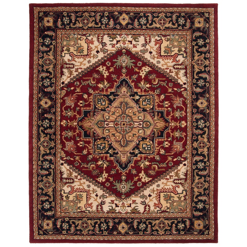 Balthrop Hand Tufted Wool Oriental Rug Astoria Grand Rug Size: Rectangle 8’3″ x 11′