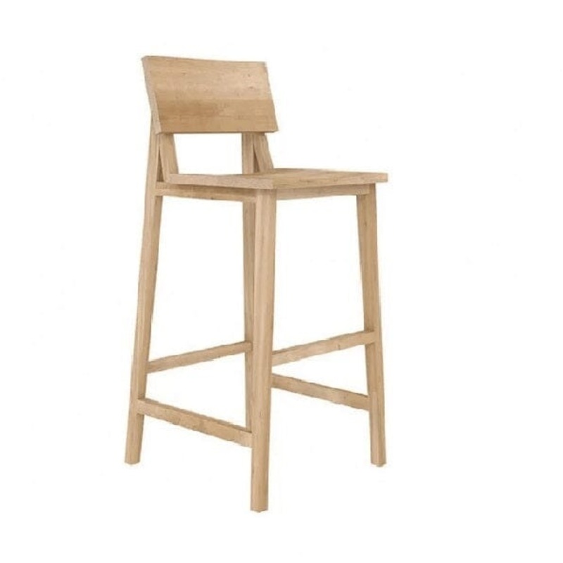 Oak N4 Bar Stool