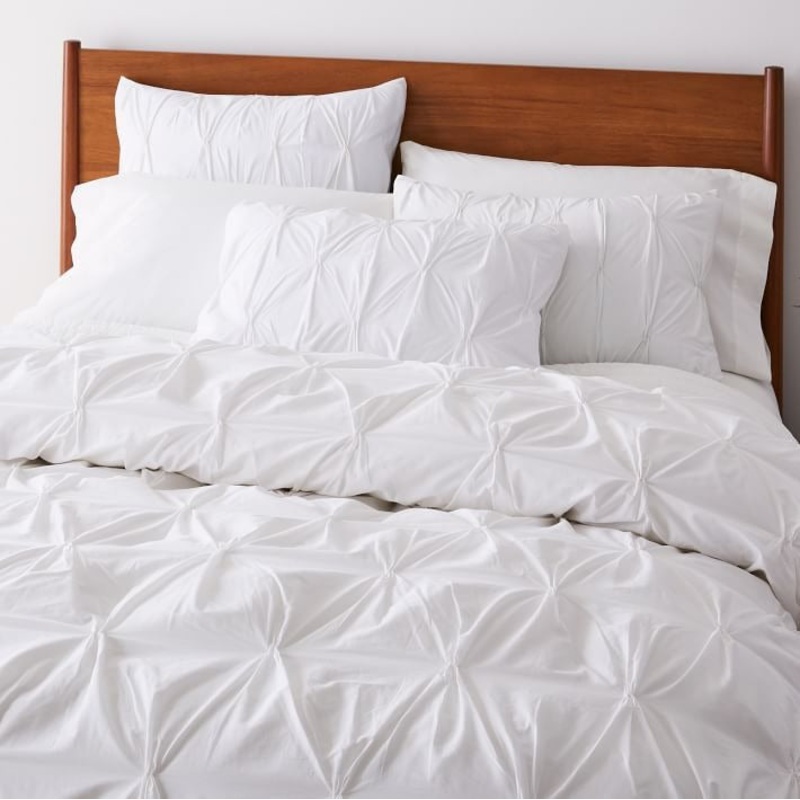 Organic Cotton Pintuck king Duvet