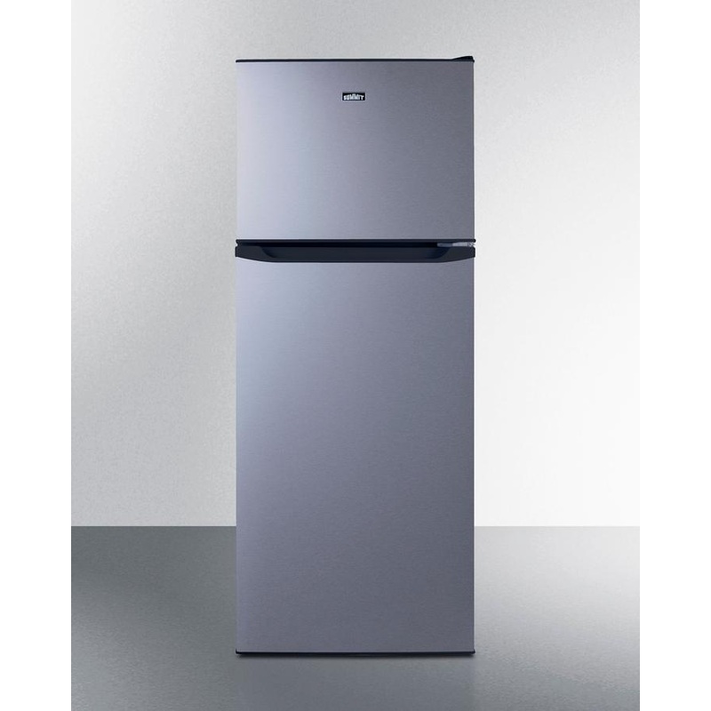 Summit FF1093SSIM 24″ Wide Top Mount Refrigerator-Freezer With Icemaker