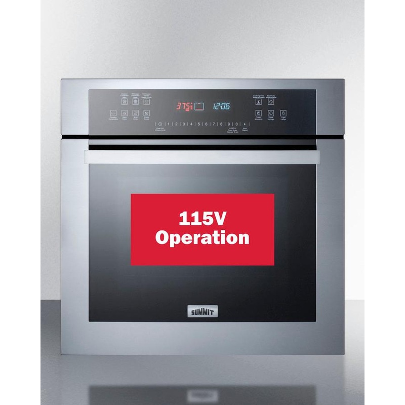 Summit SEW24115 24″ Wide Electric Wall Oven, 115V