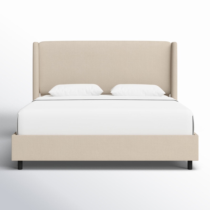 Tilly Upholstered Bed Joss & Main Color: Classic Linen Linen Size: King