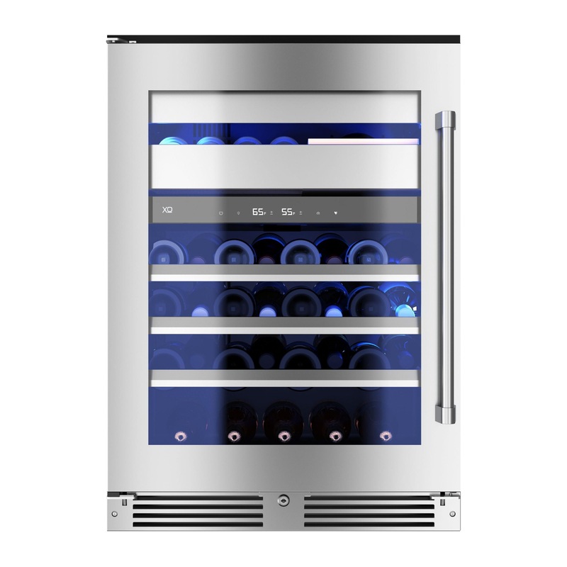 Xo Appliance XOU24WWGSL Wine And Weed 24″ Ss Glass Lh
