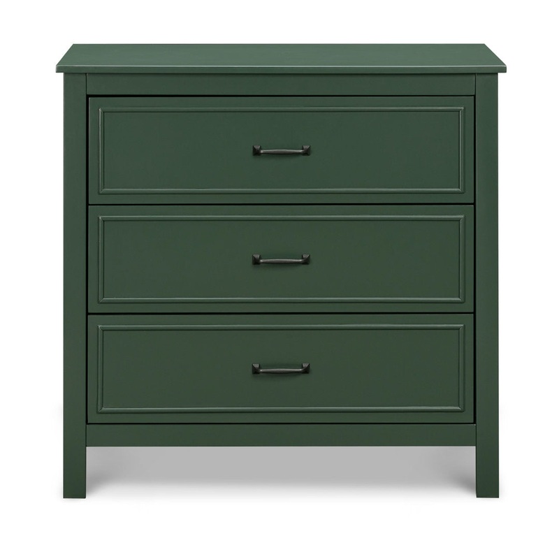 Charlie 3 Drawer Dresser daVinci Color: Forest Green