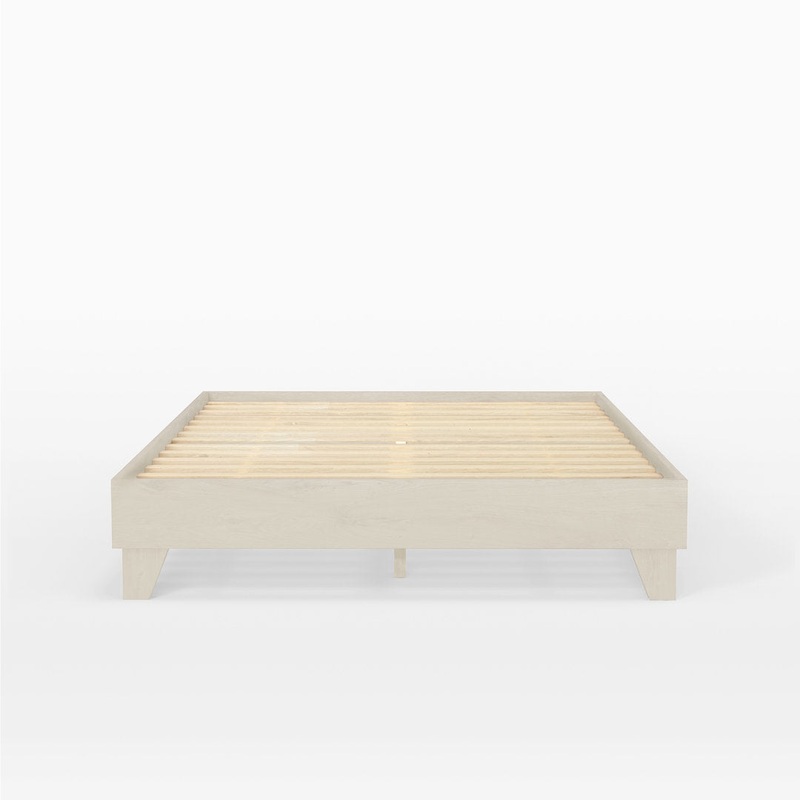 Dedrie Solid Wood Platform Bed George Oliver Color: White Wash Size: Full
