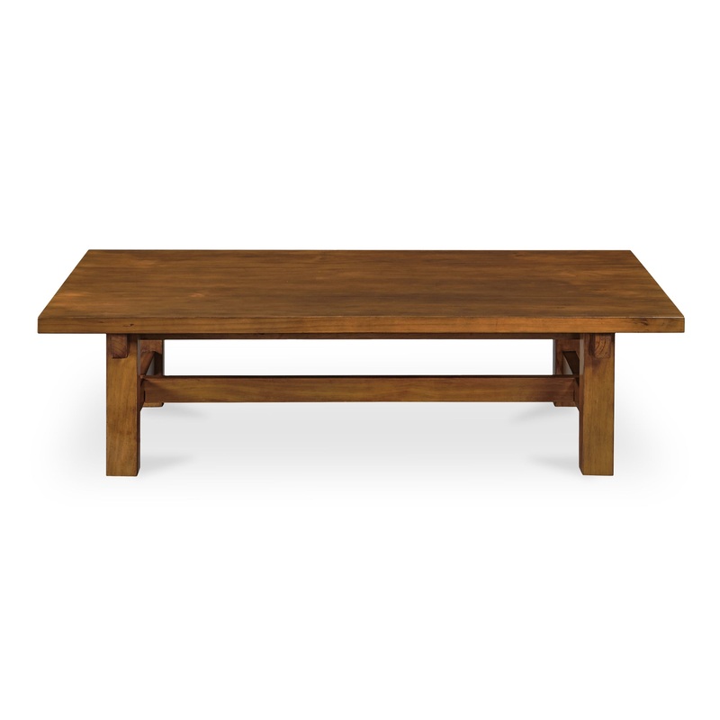 Festival-Inspired Solid Pine Coffee Table