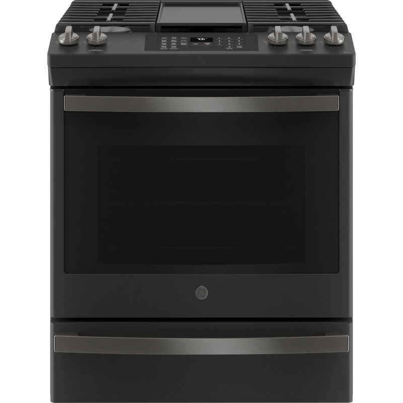 GE 30″ Slide-In Front-Control Convection Gas Range with No Preheat Air Fry