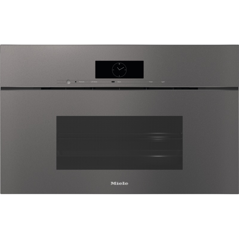 Miele DGC7870XGG Dgc 7870X Graphite Grey – 30″ Handleless Compact Combi-Steam Oven Xl For Steam Cooking, Baking, Roasting With Roast Probe + Menu Cooking.