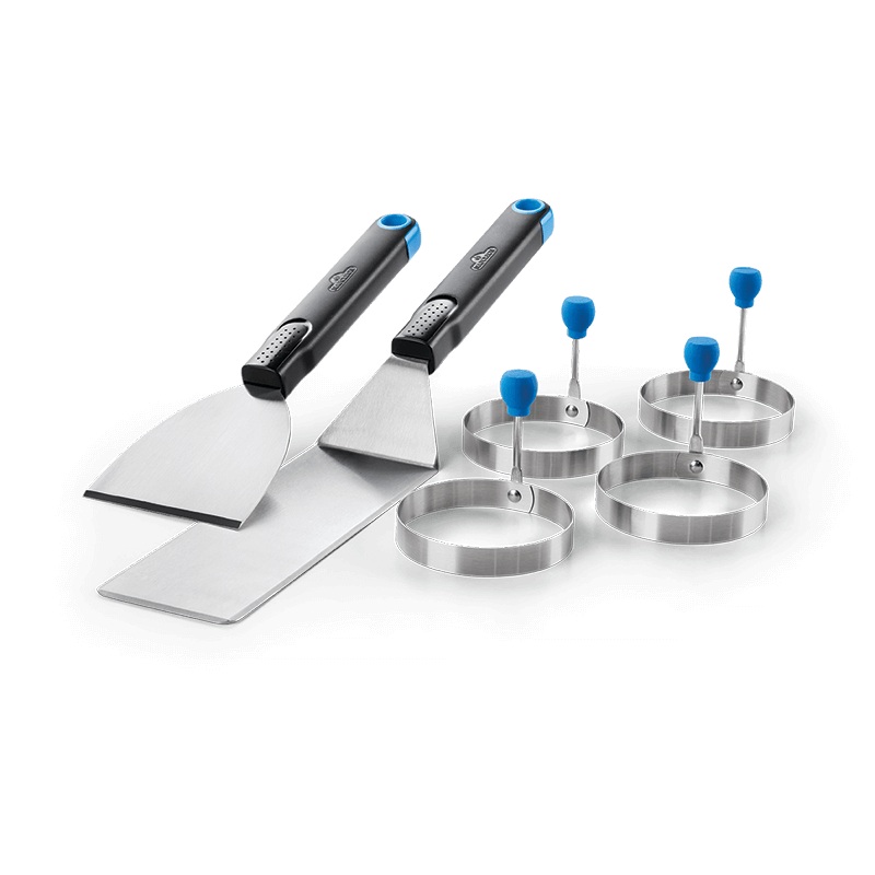Napoleon Bbq 70055 Breakfast Toolset With 4 Egg Rings