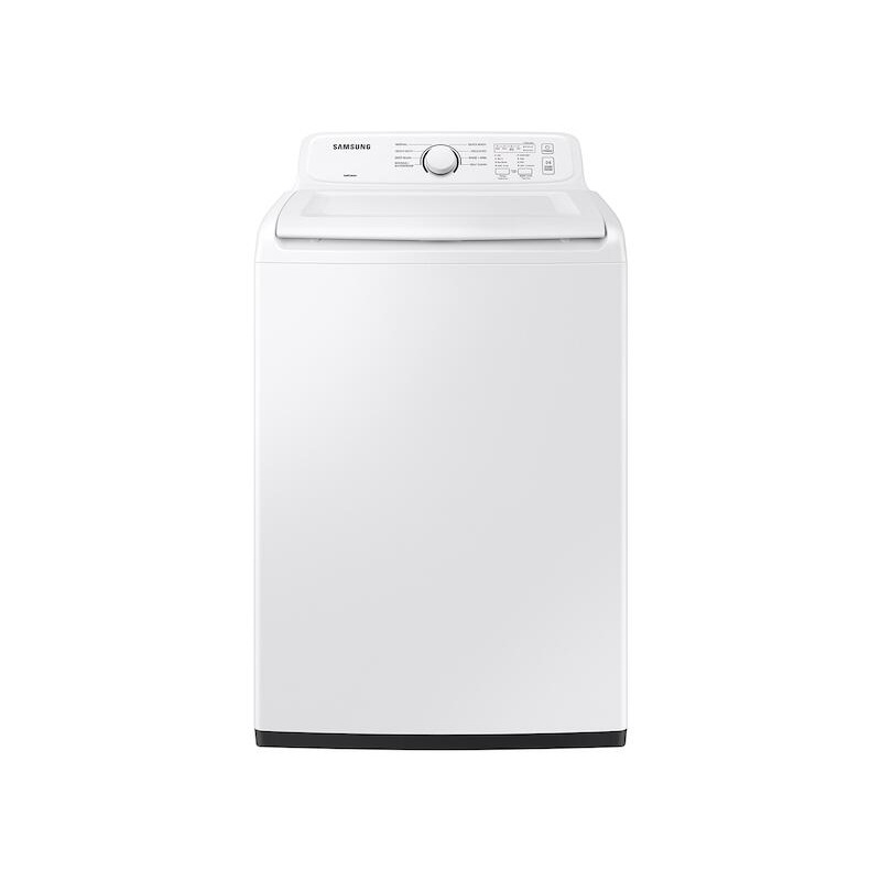 Samsung WA41A3000AW 4.1 Cu. Ft. Capacity Top Load Washer With Soft-Close Lid And 8 Washing Cycles In White