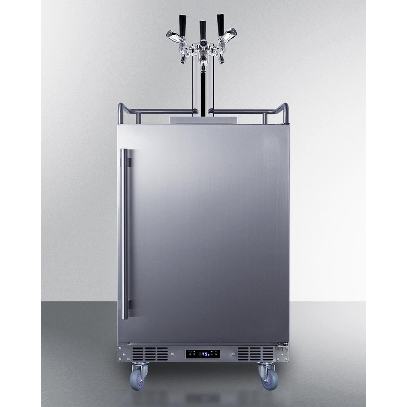 Summit BC74OSCOMTRIPLE 24″ Wide Built-In Outdoor Commercial Beer Kegerator