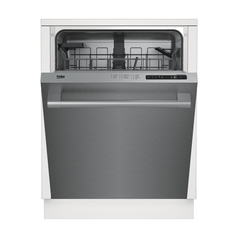Beko DDT25401X Tall Tub Stainless Dishwasher, 14 place settings, 48 dBa, Top Control