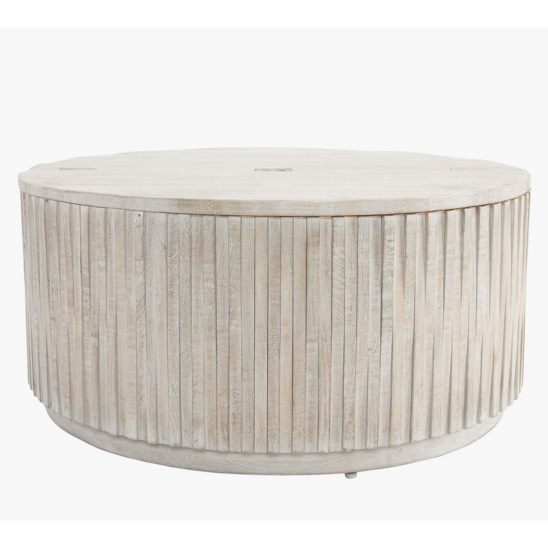 Coloma Round Storage Coffee Table
