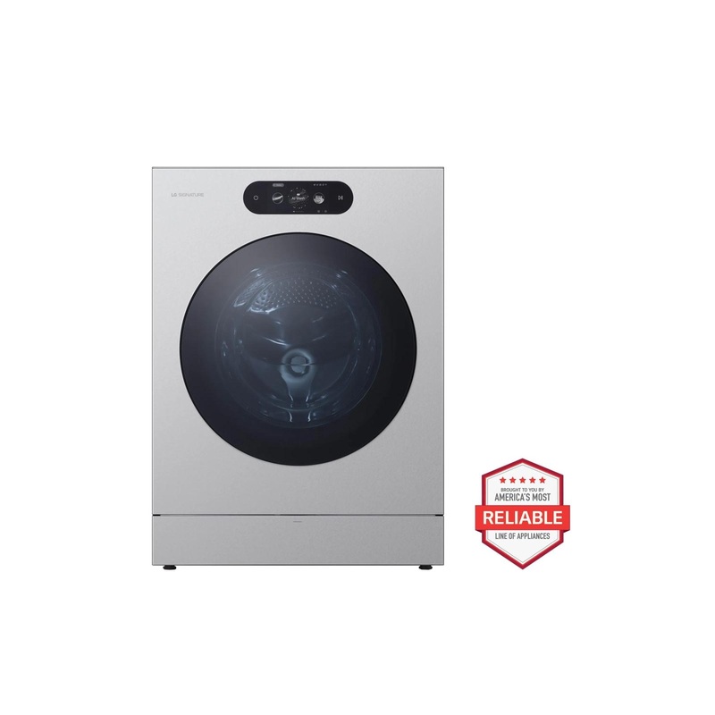 Lg WM9900HSA Lg Signature 5.8 Cu. Ft. Mega Capacity Smart Front Load Washer With Built-In Intelligence, Turbowash 360(Degree), Ezdispense And Touch Lcd Control