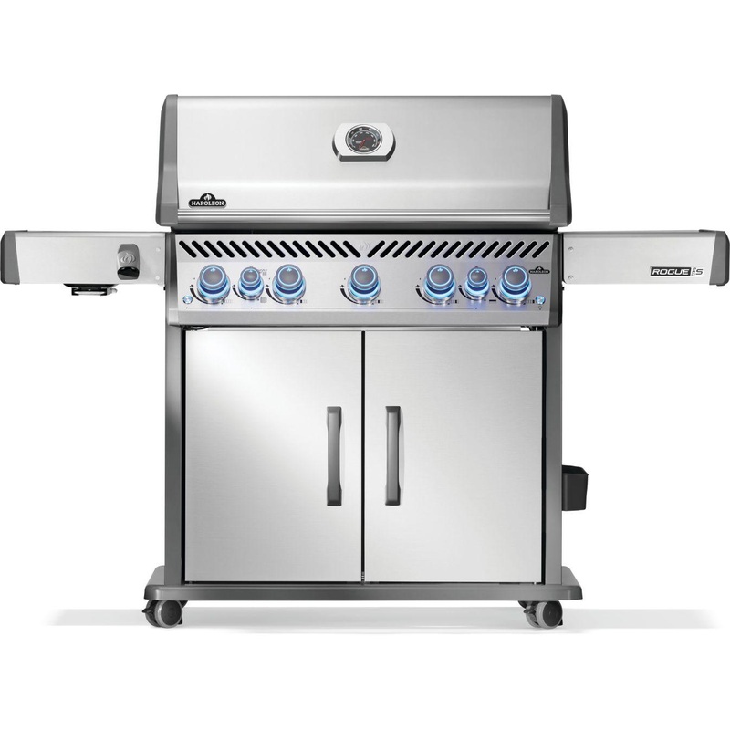 Napoleon Bbq RPS625RSIBPSS2 Rogue Pro-S 625 Rsib With Infrared Side And Rear Burner , Propane, Stainless Steel