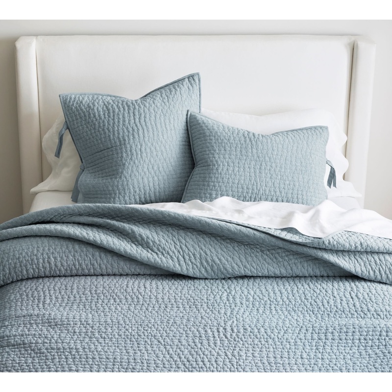 Pick Stitch Handcrafted Cotton Linen Quilt