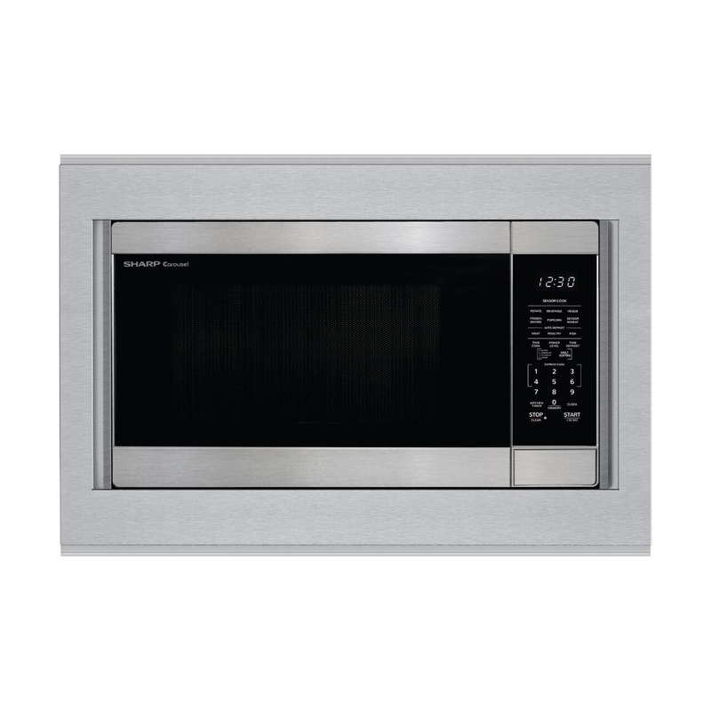 SKM427F9HS Sharp 27 in. Built-In Microwave Trim Kit