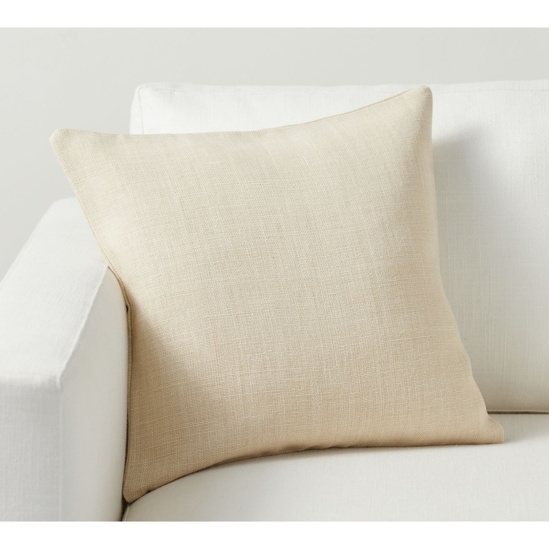 Belgian Linen Pillow Bone No insert 24″ x 24″