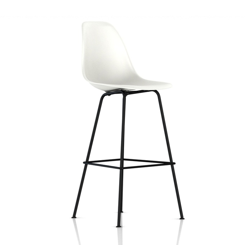 Eames Molded Plastic Bar Stool