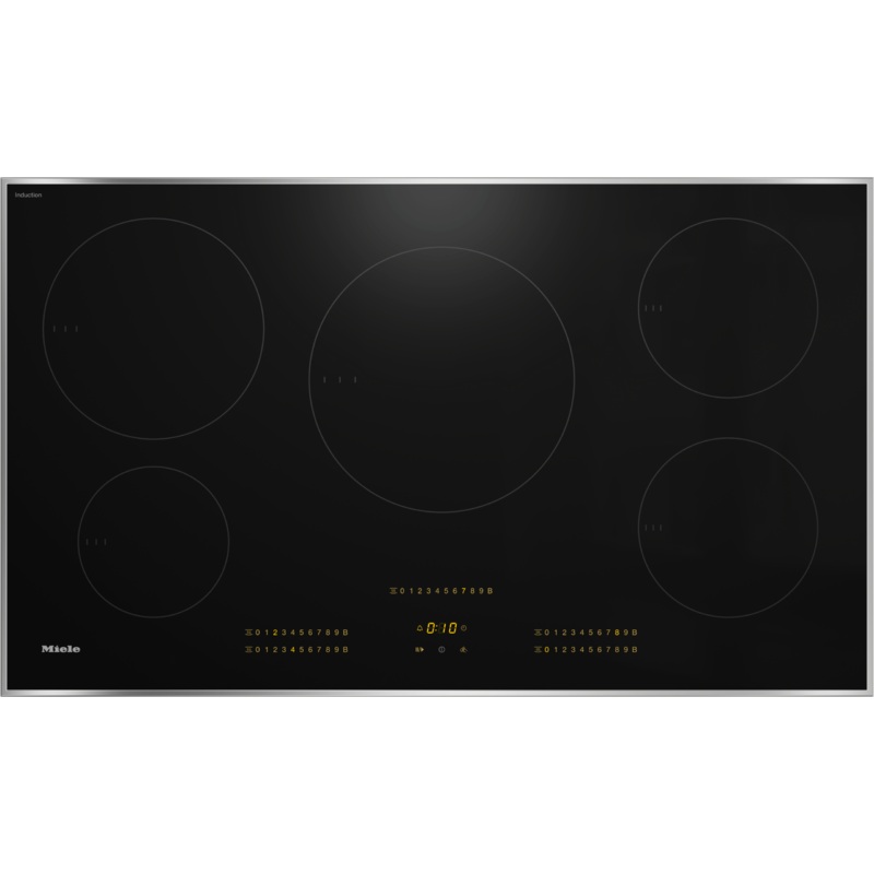 Miele KM7740FR Km 7740 Fr – Induction Cooktop With 5 Round Cooking Zones