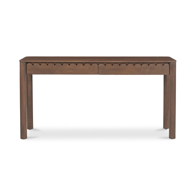 Modern Shaker-Inspired Geometric Console Table