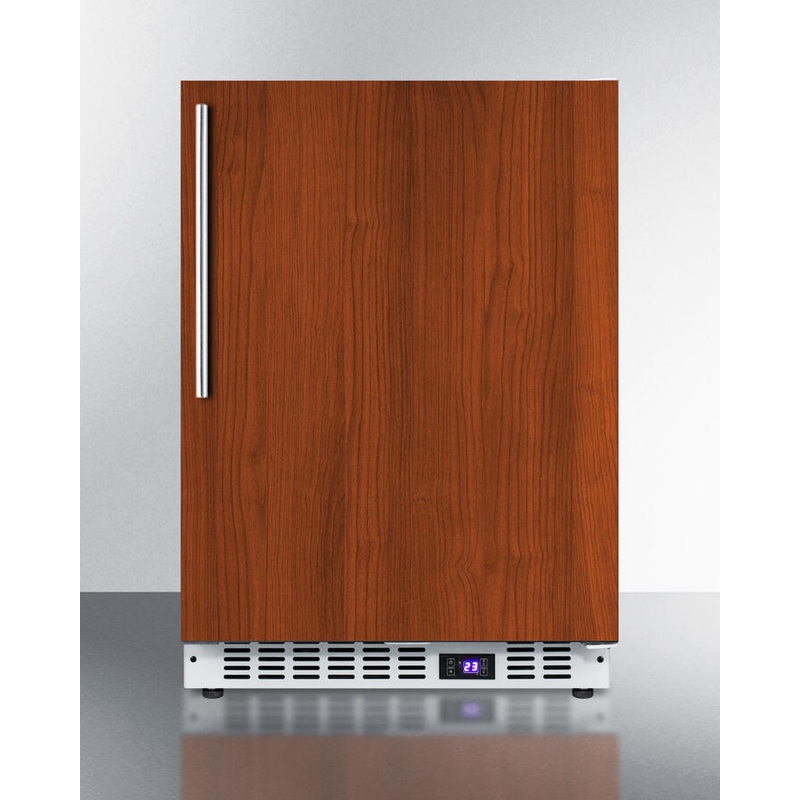Summit SCFF52WIF Frost-Free Built-In Undercounter All-Freezer For Residential Or Commercial Use, With Panel-Ready Door And White Cabinet