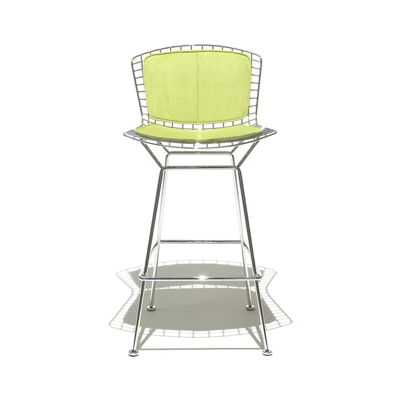 Bertoia Stool with Seat and Back Pad