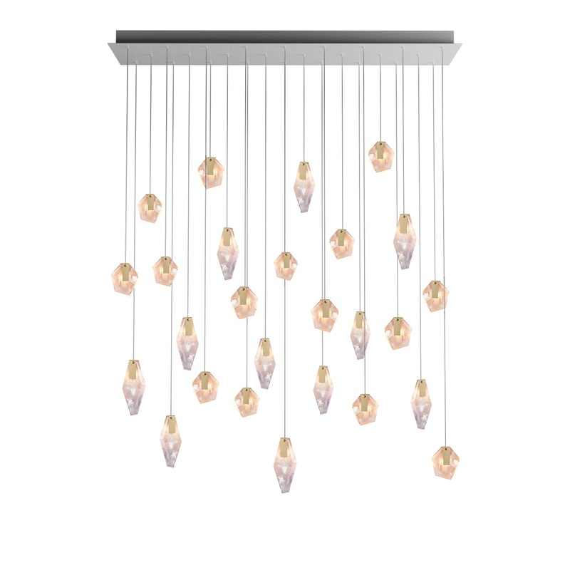 Fragments Rectangle LED Chandelier