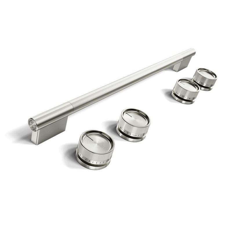 Kitchenaid W11773970 Stainless Steel Handle And Knob Hardware Accessory Kit For Kitchenaid Slide-In Convectionrange