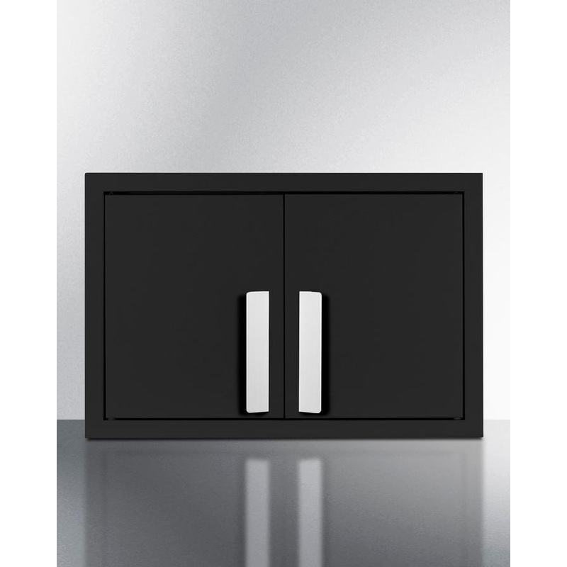 Summit CAB18SHORTBLK 18″ Wide Wall Cabinet