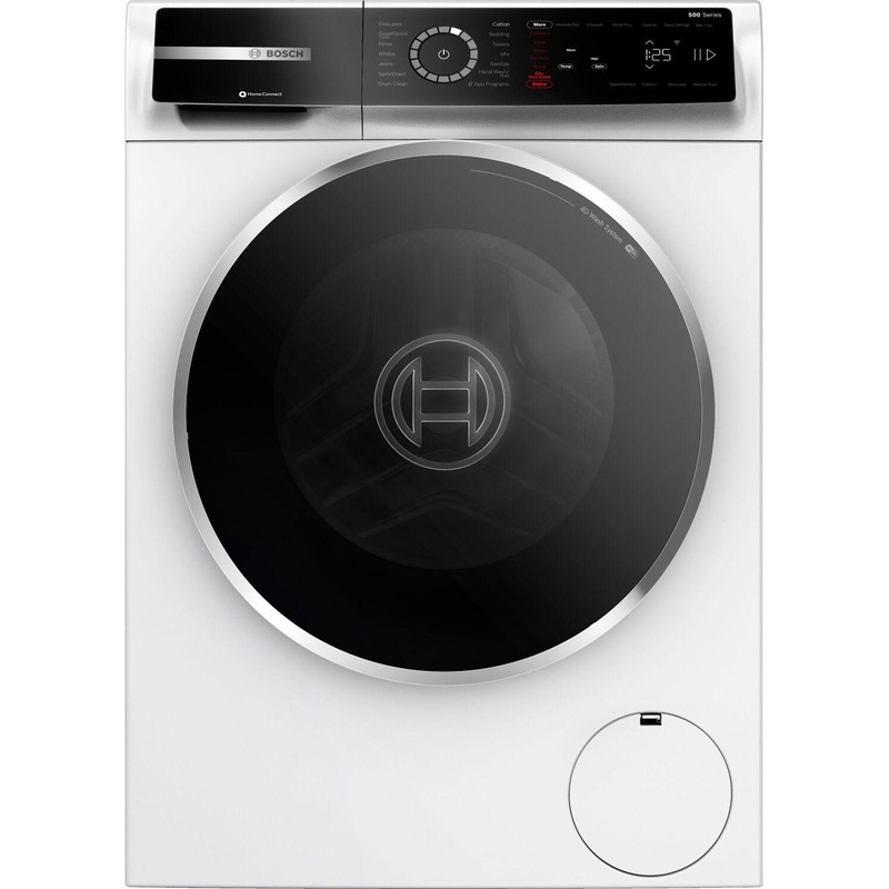 Bosch WGB24600UC 500 Series, washing machine, frontloader fullsize, 1600 rpm, White