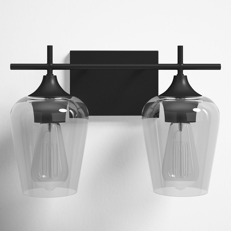 Breena Dimmable Vanity Light Birch Lane Finish: Black