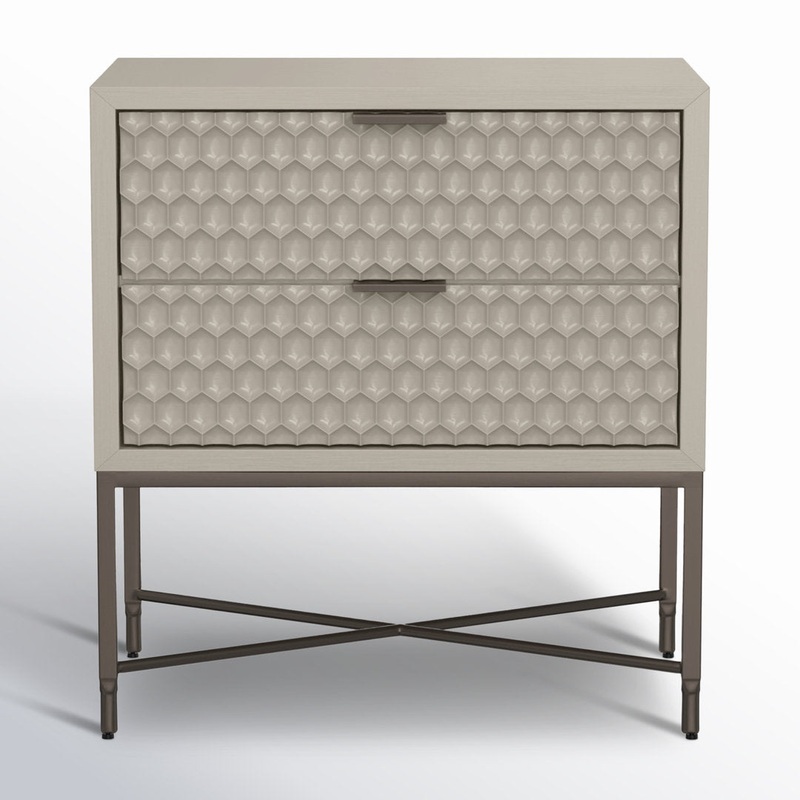 Capra 2 – Drawer Nightstand AllModern Color: Cement Gray